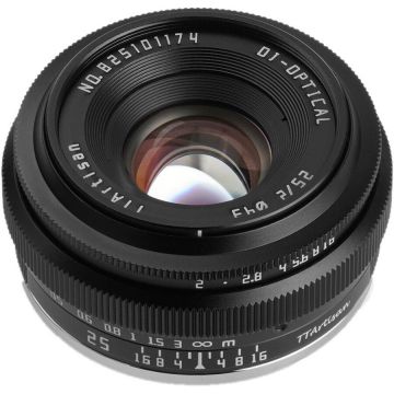 TTArtisan Obiectiv manual TTArtisan 25mm F2 negru Nikon Z TTArtisan Obiectiv manual TTArtisan 25mm F2 negru Nikon Z