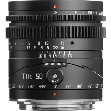 TTArtisan Obiectiv TTArtisan Tilt 50mm f/1.4 Negru pentru Fuji FX Mount TTArtisan Obiectiv TTArtisan Tilt 50mm f/1.4 Negru pentru Fuji FX Mount