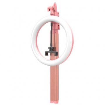 Ulanzi Selfie Ring Light LED roz Ulanzi cu stativ si telecomanda Ulanzi Selfie Ring Light LED roz Ulanzi cu stativ si telecomanda