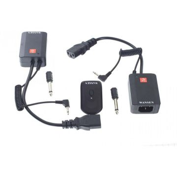 Wansen Kit trigger-2x receiver Wansen AC-04 radio 4 canale pentru declansare blitz de studio Wansen Kit trigger-2x receiver Wansen AC-04 radio 4 canale pentru declansare blitz de studio