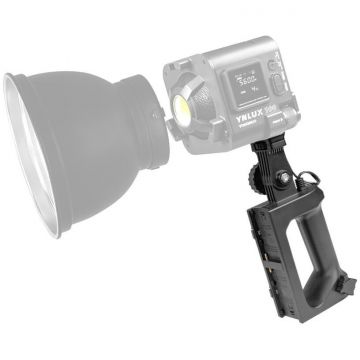 Yongnuo Hand Grip NP-F pentru Lampa Video LED Yongnuo LUX100 / LUX200 Yongnuo Hand Grip NP-F pentru Lampa Video LED Yongnuo LUX100 / LUX200