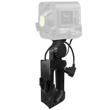 Yongnuo Hand Grip V-Mount pentru Lampa Video LED Yongnuo LUX100 / LUX200 Yongnuo Hand Grip V-Mount pentru Lampa Video LED Yongnuo LUX100 / LUX200