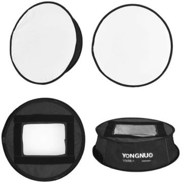Yongnuo Softbox circular Yongnuo YN56-1 compatibil Lampa LED YN600 YN900 Yongnuo Softbox circular Yongnuo YN56-1 compatibil Lampa LED YN600 YN900