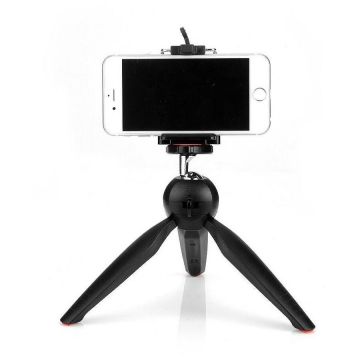 Yunteng Yunteng YT-228 Mini Trepied cu cap tip bila 1/4 si suport de telefon Yunteng Yunteng YT-228 Mini Trepied cu cap tip bila 1/4 si suport de telefon