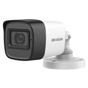 Camera de supraveghere analog Mini Bullet 2MP Hikvision, IR 25m, Microfon, EXIR 2.0, IP67, lentila 2.8mm - DS-2CE16D0T- ITPFS(2.8MM)