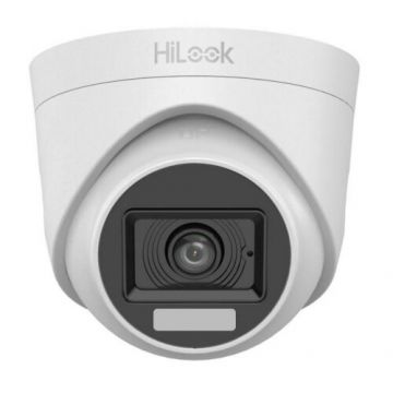 Camera supraveghere dome TurboHD Hikvision HiLook THC-T157-LPS(3.6mm), 3K 5MP, 3.6mm, Iluminare duala 20m, Microfon