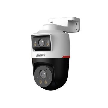 Camera supraveghere duala IP Speed Dome rotativa Dahua WizSense IPC-PTS2249B-E2-S-PV-PRO, 2 MP + 2 MP, 3.6 mm + 3.6 mm, lumina alba 30 m, slot card, microfon si difuzor, PoE
