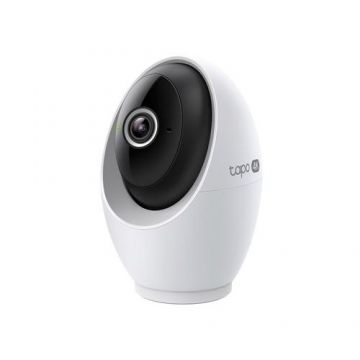 Camera supraveghere interior smart PT WiFi TP-Link Tapo C260, 4K 8 MP, 4.3 mm, IR 12 m, 5 GHz, microfon si difuzor, sirena 12 dB, control vocal, slot card