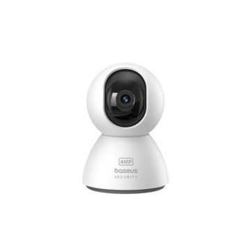 Camera supraveghere interior wireless WiFi Baseus P1, 4 MP, 8x zoom, IR, microfon si difuzor, slot card, auto tracking
