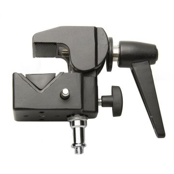 Commlite Clema tip menghina cu spigot dublu 1/4 -3/8 pentru accesorii