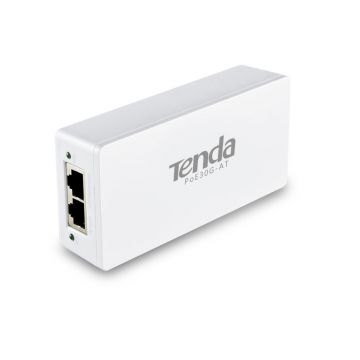 Injector PoE Tenda POE30G-AT, 2 porturi, 100 m, plug and play Injector PoE Tenda POE30G-AT, 2 porturi, 100 m, plug and play