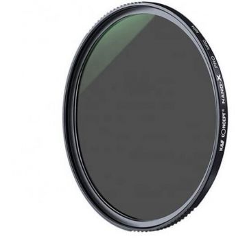 K&F Concept Filtru K&F Concept 0.6 (ND4) MC NANO-X 77mm cu tratament hidrofob Green Coated Japan Optics KF01.1176 K&F Concept Filtru K&F Concept 0.6 (ND4) MC NANO-X 77mm cu tratament hidrofob Green Coated Japan Optics KF01.1176
