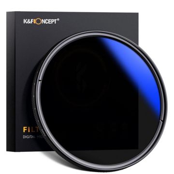 K&F Concept Filtru K&F Concept 43mm Variable Fader ND2-ND400 Blue Multi-Coated KF01.1396 K&F Concept Filtru K&F Concept 43mm Variable Fader ND2-ND400 Blue Multi-Coated KF01.1396