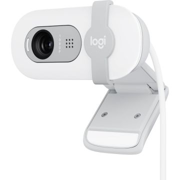Logitech Camera Web Logitech Brio 100, Full HD, Alb