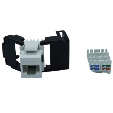 Modul RJ45 neecranat SCHRACK TOOLLESS LINE HSEMRJ5UWS, Cat.5e Modul RJ45 neecranat SCHRACK TOOLLESS LINE HSEMRJ5UWS, Cat.5e