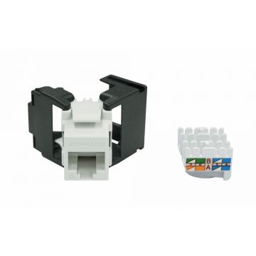 Modul RJ45 neecranat SCHRACK TOOLLESS LINE HSEMRJ6UWA,  Cat.6 de-embedded Modul RJ45 neecranat SCHRACK TOOLLESS LINE HSEMRJ6UWA,  Cat.6 de-embedded