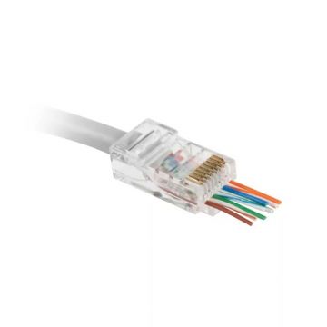 Mufe pentru UTP/FTP RJ45HOLE CAT6, pass through, pret/100 buc Mufe pentru UTP/FTP RJ45HOLE CAT6, pass through, pret/100 buc