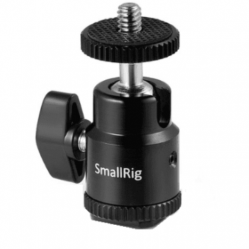 SmallRig Cap tip bila SmallRig pentru trepied cu filet 1/4 si Cold Shoe-761