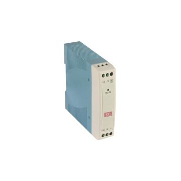 Sursa de alimentare pe sina DIN MeanWell MDR-10-24, 24V, 10 W, 0.42 A Sursa de alimentare pe sina DIN MeanWell MDR-10-24, 24V, 10 W, 0.42 A