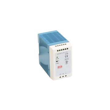 Sursa de alimentare pe sina DIN MeanWell MDR-100-12, 12V, 90 W, 7.5 A Sursa de alimentare pe sina DIN MeanWell MDR-100-12, 12V, 90 W, 7.5 A