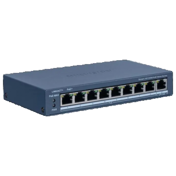 Switch 8 porturi PoE, 1 port uplink RJ45, Management - HIKVISION DS-3E1309P-EI-M Switch 8 porturi PoE, 1 port uplink RJ45, Management - HIKVISION DS-3E1309P-EI-M