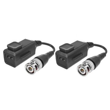 Video balun HD UTP101P-HD6 pasiv, 75 ohm, 1 canal video, 75 MHz, pret/pereche Video balun HD UTP101P-HD6 pasiv, 75 ohm, 1 canal video, 75 MHz, pret/pereche