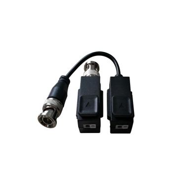 Video balun pasiv HDCVI/TVI/AHD/CVBS Hikvision DS-1H18S/E(C), 8 MP Video balun pasiv HDCVI/TVI/AHD/CVBS Hikvision DS-1H18S/E(C), 8 MP