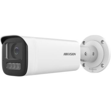 Camera de supraveghere IP Bullet 4MP Hikvision, lentila 4mm, PoE, Microfon, Dual Light 60m - DS-2CD1B43G2-LIUF(4MM)