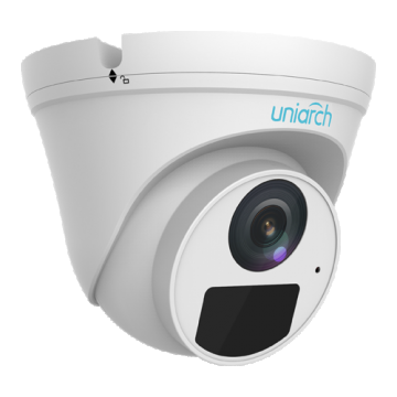 Camera IP 2MP, lentila 2.8mm, IR 30m, Microfon integrat, PoE, IP67 - Uniarch IPC-T122-APF28-ECO