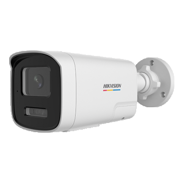 Camera IP, 4MP, lentila 4mm, IR 50m, WL 50m ColorVu, Audio, Alarma audio+Strobo - HIKVISION DS-2CD1T47G2H-LIUF-SL-4mm