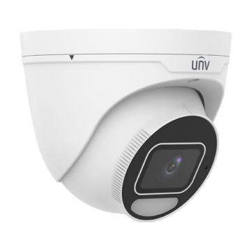 Camera IP Wise-ISP ColorHunter, 4MP, lentila 2.8mm, WL 30m, Mic, Alarm, PoE, Color 24/7, IK10 - UNV IPC3634SE-ADF28K-WP-I1