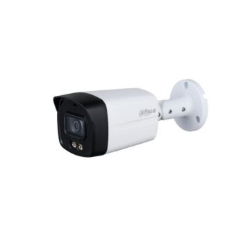 Camera supraveghere exterior cu iluminare duala Dahua HAC-HFW1500TLM-IL-A-0360B-S3-DIP, 5 MP, IR/lumina alba 40 m, 3.6 mm, microfon, detectare miscare