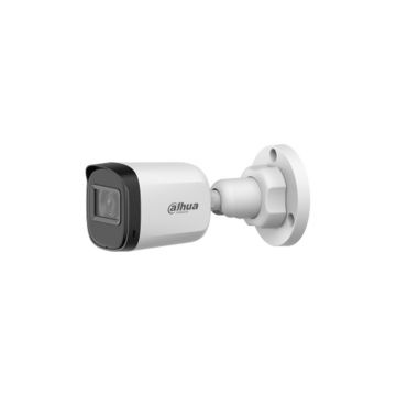 Camera supraveghere exterior HDCVI Dahua HAC-B1A21-U, 2 MP, 2.8 mm, IR 30 m, audio prin coaxial, 12V