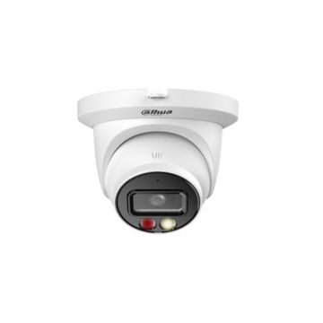 Camera supraveghere exterior IP cu iluminare duala Dahua WizSense IPC-HDW2449TM-S-IL, 4 MP, 3.6 mm, IR/lumina alba 30 m, microfon, slot card, PoE