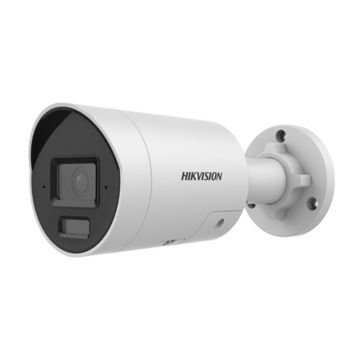 Camera supraveghere exterior IP Hikvision AcuSense DS-2CD2086G2H-I2U-SL, 8 MP, 2.8 mm, IR 40 m, microfon si difuzor, slot card, PoE, sirena, lumina stroboscopica