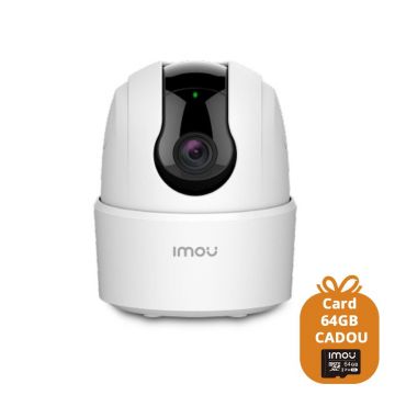 Camera supraveghere interior WiFi Imou Ranger IPC-K2ECP-5H3W, 5 MP, 3.6 mm, microfon si difuzor, alarma, smart tracking, slot card