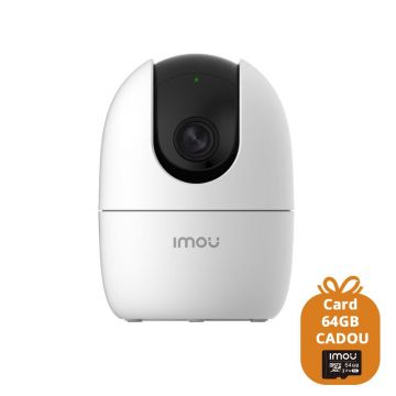 Camera supraveghere interior WiFi Imou Ranger IPC-K2EP-5H3W, 5 MP, 3.6 mm, microfon si difuzor, alarma, smart tracking, slot card