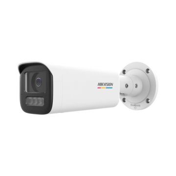 Camera supraveghere IP exterior cu iluminare duala Hikvision ColorVu DS-2CD1B47G2H-LIU(4MM), 4 MP, 4 mm, lumina alba/IR 50 m, microfon incorporat, PoE, detectare miscare