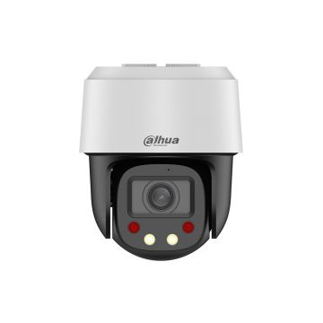 Camera supraveghere IP Speed Dome PTZ Dahua Smart Dual Light SD2C405NB-GNY-A-PV-S2, 4 MP, 2.7-13.5 mm, IR/lumina alba 30 m, slot card, auto-tracking lite, 5x, microfon si difuzor, active deterrence, PoE