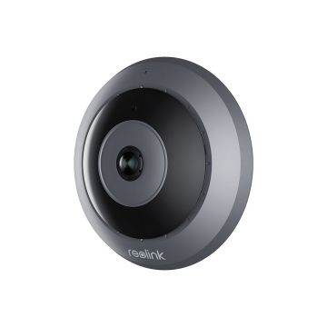 Camera supraveghere panoramica IP PoE Fisheye Reolink FE-P P520, 6 MP, IR 8 m, detectie persoane