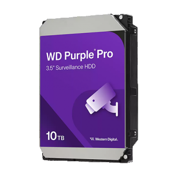 Hard disk 10TB - Western Digital PURPLE PRO AI WD102PURP