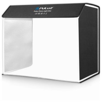 Mini Studio Portabil PU5064EU cu 4 Fundaluri 60 x 40CM Negru