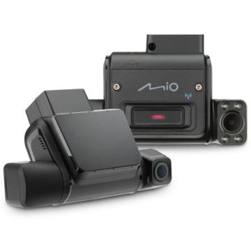 Mio Camera video auto Mio MiSentry™ 12T, 3 camere, Conectivitate 4G LTE, Senzor Sony STARVIS™ CMOS, GPS, Avertizari de radar fix GPS & Smart Alert, Negru