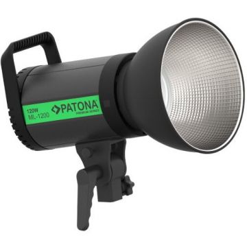 Patona Lampa LED COB Studio, 120W, 3200k-5600k, Patona Premium, LED-Light, ML-1200, Negru