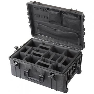 Plastica&nbsp;Panaro Hard case MAX540H245CAMORGTR cu roti pentru echipamente de studio