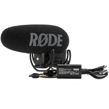 Rode Microfon pentru camera video digitala Rode VideoMic Pro+, Negru