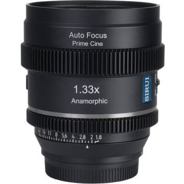 Sirui Obiectiv AutoFocus SIRUI 20mm T1.8 1.33x S35 Anamorphic Lens Sony E Neutral Flares