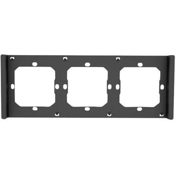 SONOFF Rama pentru intrerupator inteligent de perete  Sonoff M5-3C-80-F, M5 80  triplu, 3-functional, Gri inchis
