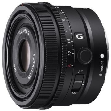 Sony Obiectiv Sony, montura FE, 50mm F2.5 G, Negru
