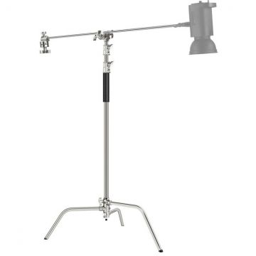 Stand Multifunctional SC320 C-stand cu Brat de Extensie 128CM Inaltime Maxima 320CM Otel Inoxidabil